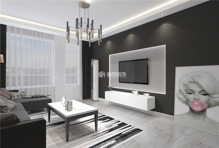 現(xiàn)代風格客廳裝修效果圖