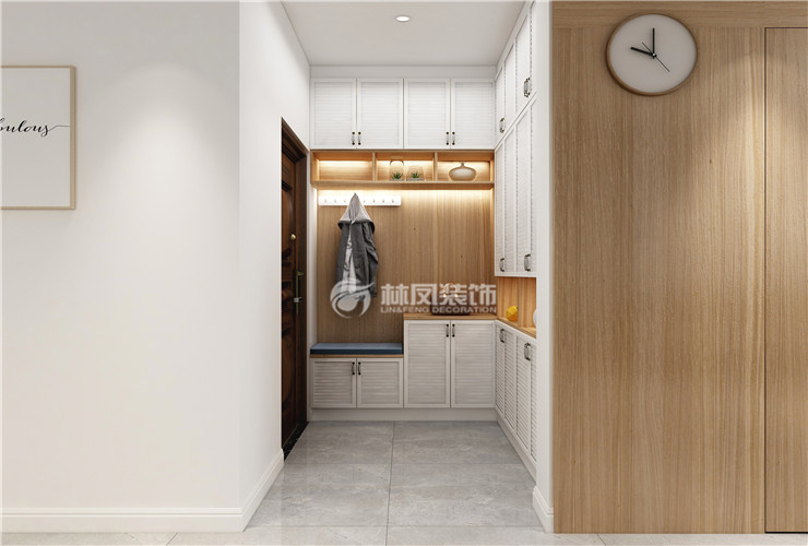 保利海德公園145㎡玄關(guān)裝修效果圖