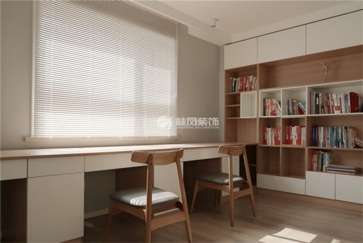 雅居樂花園146㎡書房設(shè)計裝修效果圖
