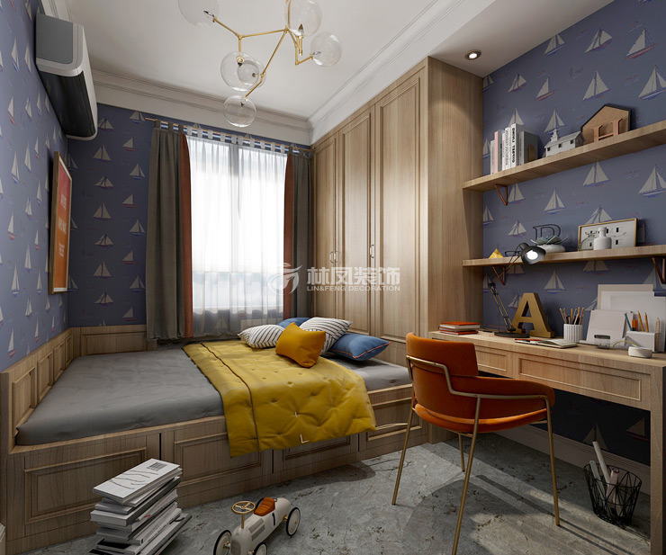 萬科圣豐翡翠之光160㎡榻榻米設(shè)計裝修效果圖