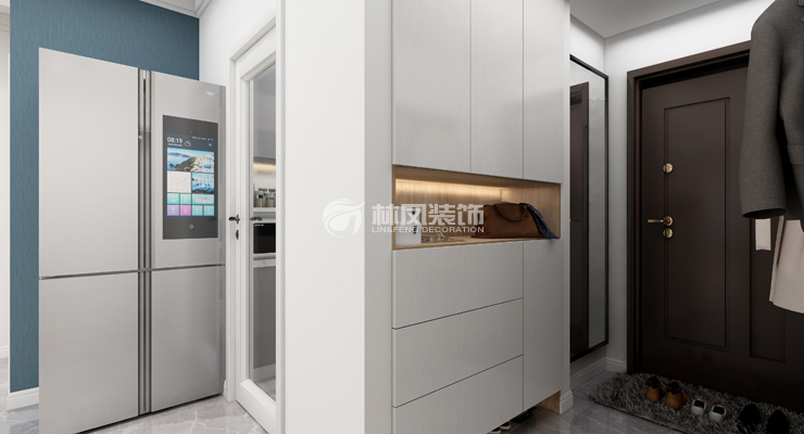 現(xiàn)代風格玄關鞋柜設計裝修效果圖