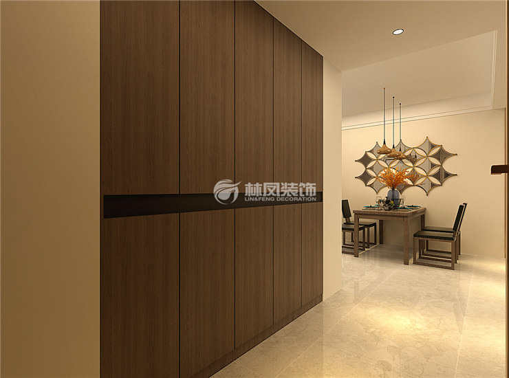 現(xiàn)代風格玄關鞋柜裝修案例