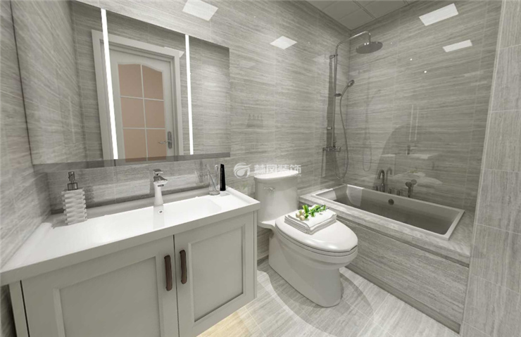 現代風格衛(wèi)生間設計裝修效果圖