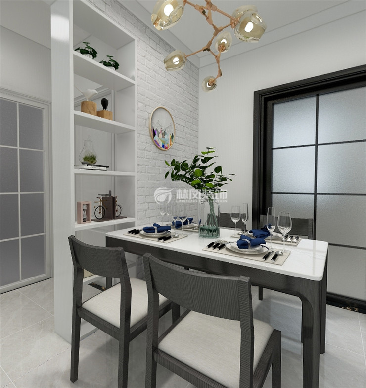北歐風(fēng)格餐廳壁龕設(shè)計(jì)裝修效果圖