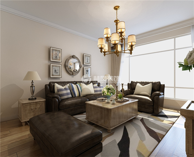 美式風(fēng)格客廳隔音設(shè)計(jì)裝修效果圖