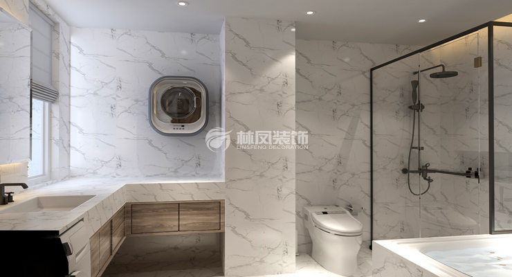 現代風格衛(wèi)生間裝修效果圖