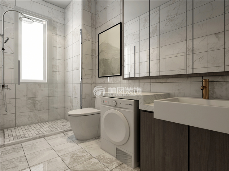 現代風格衛(wèi)生間裝修效果圖