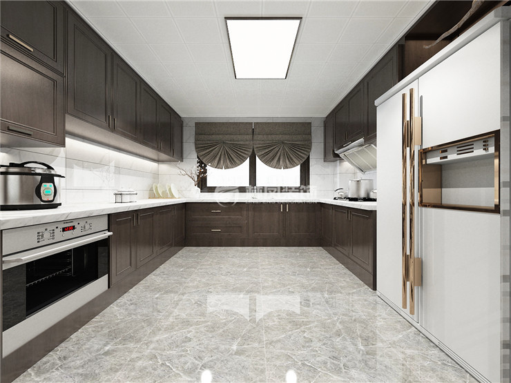 輕奢風(fēng)格廚房裝修效果圖