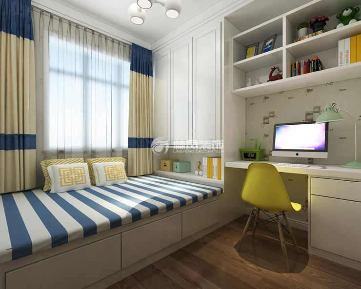 次臥榻榻米設(shè)計裝修效果圖