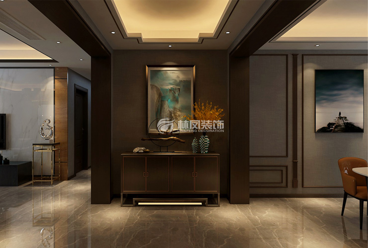 輕奢風(fēng)格過廊燈具選擇裝修效果圖