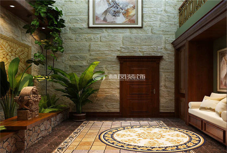 美式風(fēng)格玄關(guān)裝修效果圖