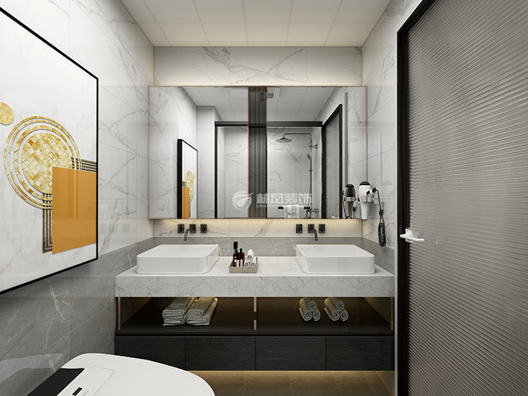 現(xiàn)代風格衛(wèi)生間干區(qū)設計裝修效果圖